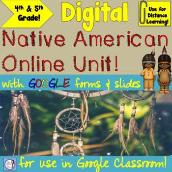 Preview of DIGITAL Native American Unit for Google Classroom/Distance Learning