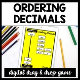 Comparing & Ordering Decimals Game, 5th Grade Review Activ