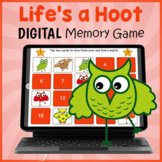DIGITAL Owl Themed Memory Matching Card Game