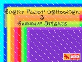 DIGITAL PAPER Spotty Collection of Summer Brights