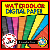 WATERCOLOR DIGITAL PAPER RAINBOW CLIPART BACKGROUNDS TEACH