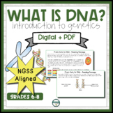 DIGITAL + PDF- What is DNA? Middle School Basics on Geneti