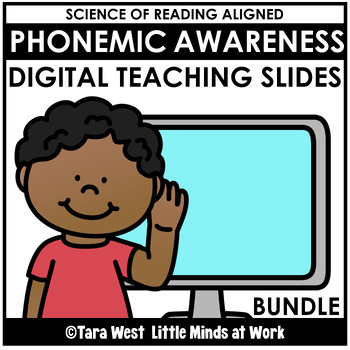 Preview of DIGITAL PHONEMIC AWARENESS Teaching Slides: BUNDLE Science of Reading