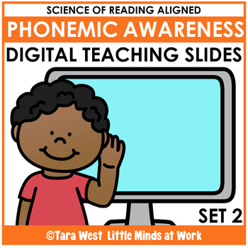 Preview of DIGITAL PHONEMIC AWARENESS Teaching Slides: SET 2 Science of Reading