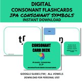 DIGITAL PHONETICS FLASHCARDS-CONSONANTS