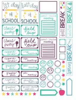 Preview of DIGITAL PLANNER STICKERS