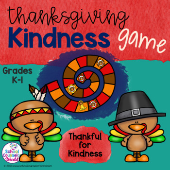 Preview of DIGITAL {PPT & GOOGLE DRIVE} SEL Lesson, Thankful for Kindness, Grades K-1