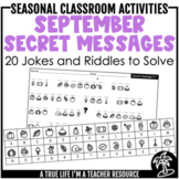 DIGITAL & PRINTABLE September Secret Messages