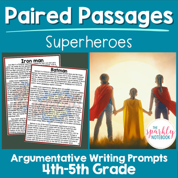 Preview of Digital Paired Passage Set: 4th and 5th Grade Argumentative Text Heroes