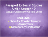 DIGITAL Passport to Social Studies Grade 2 Unit 1 Lesson 1