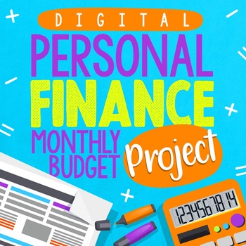 Preview of DIGITAL Personal Finance, Budgeting, and Planning Monthly Project