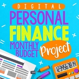 DIGITAL Personal Finance, Budgeting, and Planning Monthly Project