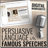 DIGITAL Persuasive Language In Famous Speeches | Distance 