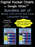 DIGITAL Pocket Charts BUNDLE - Consonant Blends - Phonics 