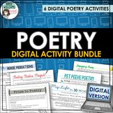 DIGITAL Poetry Activities - Writing, Analysis and Review 