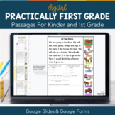 DIGITAL Practically 1st Grade Reading Passages for Google 