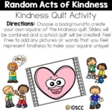 DIGITAL - RAK Week Kindness Quilt Activity - Distance Lear