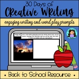 DIGITAL RESOURCE: 30 Days of Creative Writing and Word Pla