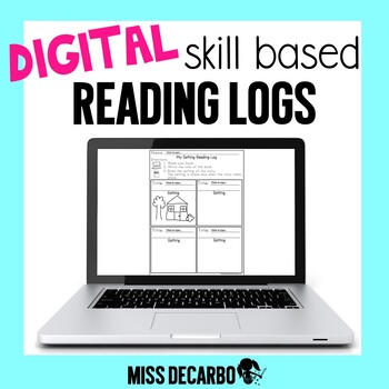 Preview of DIGITAL Reading Logs for Distance Learning