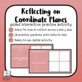 DIGITAL Reflecting on Coordinate Planes: Google Slides Gui