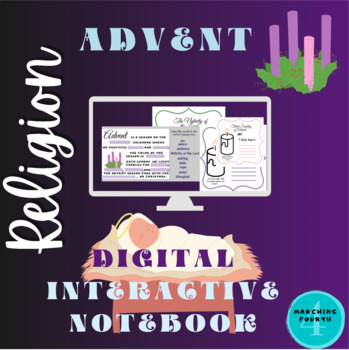 Preview of DIGITAL Religion Interactive Notebook: Advent