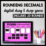 Rounding Decimals Game, Rounding Decimals Activities, 5th 