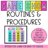 DIGITAL & EDITABLE Routines & Procedures Interactive Game 
