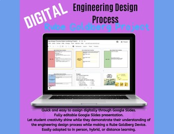 Preview of DIGITAL Rube Goldberg Project for distance learning