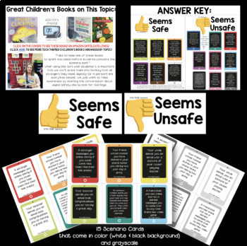 DIGITAL SAFETY SCENARIOS SORT by The Techie Teacher | TpT