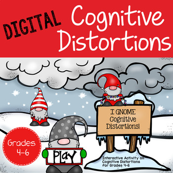 Preview of DIGITAL {PPT & GOOGLE DRIVE} SEL LP: Gnomes vs Cognitive Distortions, Grades 4-6