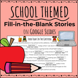 DIGITAL School Game | Fill In The Blank Stories