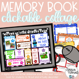 DIGITAL School Year Memory Book Clickable Collage