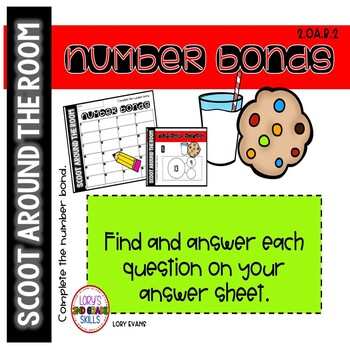 Preview of Scoot Around the Room - NUMBER BONDS
