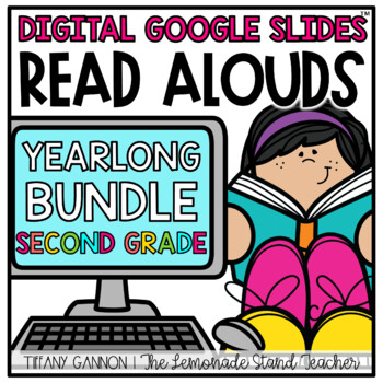 Preview of DIGITAL Second Grade Interactive Read Aloud Lessons ENTIRE YEAR BUNDLE