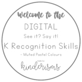 DIGITAL - See it? Say it! - K Recognition Skills - Muted P