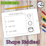 DIGITAL Shape Riddles Eureka Math Module 6 Topic A