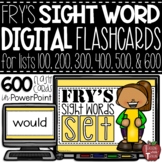 DIGITAL Sight Word Flash Cards for Fry Sight Word Lists 10