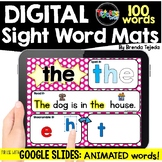 DIGITAL Sight Word Mats: FRY Words 1-100 | Distance Learning