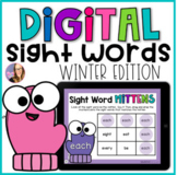 DIGITAL Sight Words - Winter Edition