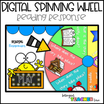 Preview of DIGITAL Spinning Wheel - Reading Response