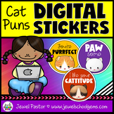 DIGITAL Stickers for Seesaw™ and Google™ Slides | Cat Digi