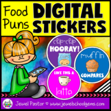 DIGITAL Stickers for Seesaw™ and Google™ Slides | Food Dig