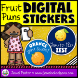 DIGITAL Stickers for Seesaw™ and Google™ Slides | Fruit Pu