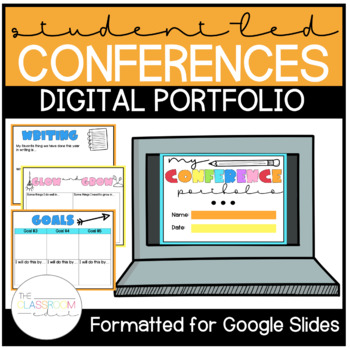 Preview of DIGITAL Student-Led Conferences Portfolio