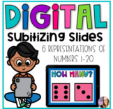 DIGITAL Subitizing Slides - Distance Learning