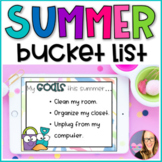 DIGITAL Summer Bucket List - using Google Slides for Dista