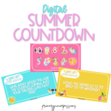DIGITAL Summer Countdown for Google Slides™