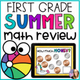 DIGITAL Summer Math Review - First Grade