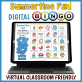 DIGITAL Summer Themed Vocabulary BINGO Game