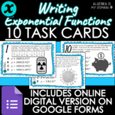 DIGITAL TASK CARDS - Writing Exponential Functions - DISTA